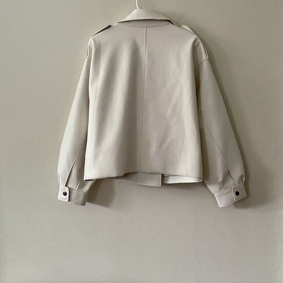 Free People Alexis Vegan Leather Jacket NWT - Picture 6 of 9